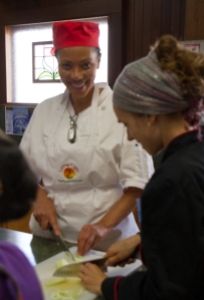 Nina Curtis at Living Light Culinary Institute